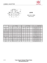 T ORFS NPT Tube Adapter